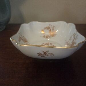 Limoges Bird Of Paradise Small Accent/Serving Bowl Antique Late 18th Century